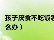 孩子厭食不吃飯?jiān)趺椿厥拢ê⒆訁捠巢怀燥堅(jiān)趺崔k) 孩子厭食不吃飯?jiān)趺椿厥拢ê⒆訁捠巢怀燥堅(jiān)趺崔k)
