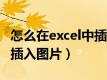 怎么在excel中插入圖片鏈接（怎么在excel中插入圖片）