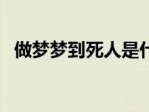 做夢夢到死人是什么意思（做夢夢到死人）