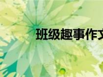 班級趣事作文800字（班級趣事）