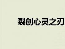 裂創(chuàng)心靈之刃屬性（裂創(chuàng)心靈之刃）