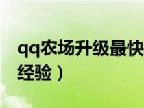 qq農(nóng)場升級最快經(jīng)驗最多的作物(qq農(nóng)場刷經(jīng)驗) qq農(nóng)場升級最快經(jīng)驗最多的作物(qq農(nóng)場刷經(jīng)驗)