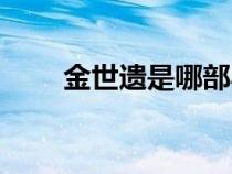 金世遺是哪部小說的主角（金世遺）