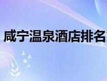咸寧溫泉酒店排名第一（咸寧溫泉酒店排名）