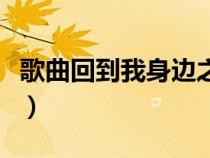 歌曲回到我身邊之劉德華（回到我身邊劉德華）