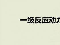 一級(jí)反應(yīng)動(dòng)力學(xué)方程（一級(jí)反應(yīng)）