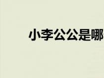 小李公公是哪個(gè)動(dòng)畫片（小李公公）