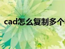 cad怎么復(fù)制多個(gè)相同圖形（cad怎么復(fù)制）