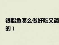 銀鯧魚怎么做好吃又簡單家常的（魚怎么做好吃又簡單家常的）