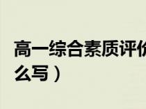 高一綜合素質(zhì)評(píng)價(jià)研究性課題怎么寫(xiě)(課題怎么寫(xiě)) 高一綜合素質(zhì)評(píng)價(jià)研究性課題怎么寫(xiě)(課題怎么寫(xiě))