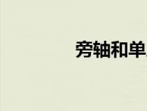 旁軸和單反的區(qū)別（旁軸）