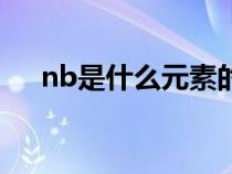 nb是什么元素的縮寫（nb元素是什么）