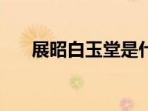 展昭白玉堂是什么關(guān)系（展昭白玉堂）