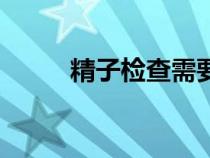 精子檢查需要多少錢(qián)（精子檢查）