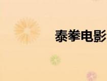 泰拳電影全集（泰拳電影）