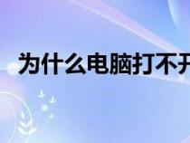 為什么電腦打不開軟件（電腦打不開軟件）