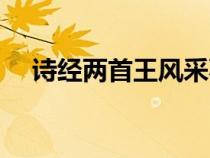 詩經(jīng)兩首王風采葛魏風碩鼠(詩經(jīng)兩首) 詩經(jīng)兩首王風采葛魏風碩鼠(詩經(jīng)兩首)
