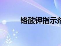 鉻酸鉀指示劑法（鉻酸鉀指示劑）