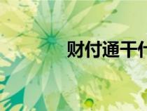 財付通干什么用的（財付通）