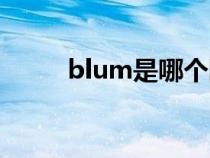 blum是哪個(gè)國(guó)家的牌子(blum) blum是哪個(gè)國(guó)家的牌子(blum)