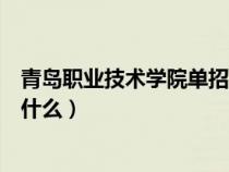 青島職業(yè)技術(shù)學(xué)院單招好不好考(青島職業(yè)技術(shù)學(xué)院單招考什么) 青島職業(yè)技術(shù)學(xué)院單招好不好考(青島職業(yè)技術(shù)學(xué)院單招考什么)