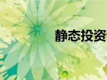 靜態(tài)投資包括（靜態(tài)投資）