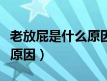 老放屁是什么原因引起的男性（老放屁是什么原因）