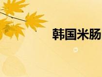 韓國米腸圖片（韓國米腸）
