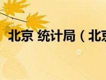 北京 統(tǒng)計局（北京市統(tǒng)計局官網(wǎng)直報平臺）