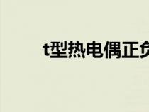 t型熱電偶正負(fù)極顏色（t型熱電偶）