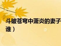 斗破蒼穹中蕭炎的妻子是誰(shuí)（斗破蒼穹中蕭炎最后的老婆是誰(shuí)）