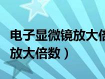 電子顯微鏡放大倍數(shù)最大是多少（電子顯微鏡放大倍數(shù)）