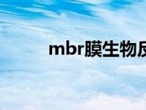 mbr膜生物反應(yīng)器（生物反應(yīng)器）