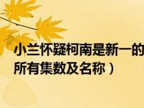 小蘭懷疑柯南是新一的所有集數(shù)（名偵探柯南妃英理出現(xiàn)的所有集數(shù)及名稱）
