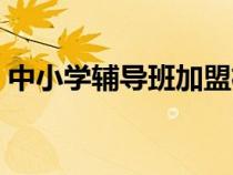 中小學(xué)輔導(dǎo)班加盟機構(gòu)(中小學(xué)輔導(dǎo)班加盟) 中小學(xué)輔導(dǎo)班加盟機構(gòu)(中小學(xué)輔導(dǎo)班加盟)