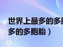 世界上最多的多胞胎是幾個(gè)孩子?（世界上最多的多胞胎）