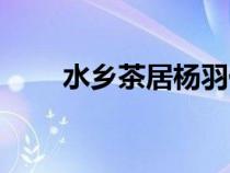 水鄉(xiāng)茶居楊羽儀讀后感(水鄉(xiāng)茶居) 水鄉(xiāng)茶居楊羽儀讀后感(水鄉(xiāng)茶居)