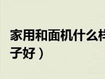 家用和面機什么樣的好用（家用和面機什么牌子好）