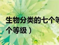 生物分類的七個(gè)等級(jí)怎么分的(生物分類的七個(gè)等級(jí)) 生物分類的七個(gè)等級(jí)怎么分的(生物分類的七個(gè)等級(jí))
