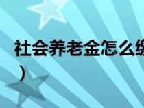 社會養(yǎng)老金怎么繳費的（社會養(yǎng)老金怎么繳費）