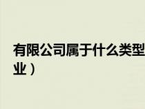 有限公司屬于什么類型的公司（有限公司屬于什么類型的企業(yè)）
