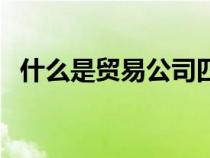 什么是貿(mào)易公司四件套（什么是貿(mào)易公司）