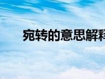 宛轉(zhuǎn)的意思解釋和拼音（宛轉(zhuǎn)的意思）