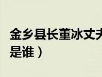金鄉(xiāng)縣長董冰丈夫是誰?。ń疣l(xiāng)縣長董冰丈夫是誰）
