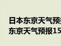 日本東京天氣預報15天查詢百度百科（日本東京天氣預報15天）