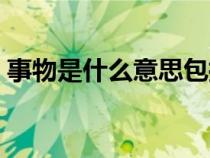 事物是什么意思包括哪些（實(shí)務(wù)是什么意思）
