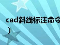 cad斜線標(biāo)注命令快捷鍵(CAD標(biāo)注的快捷鍵) cad斜線標(biāo)注命令快捷鍵(CAD標(biāo)注的快捷鍵)