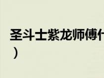圣斗士紫龍師傅什么星座（圣斗士紫龍的師傅）