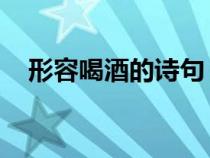 形容喝酒的詩句 宿醉（形容喝酒的詩句）