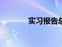 實(shí)習(xí)報(bào)告總結(jié)(實(shí)習(xí)月報(bào)告) 實(shí)習(xí)報(bào)告總結(jié)(實(shí)習(xí)月報(bào)告)